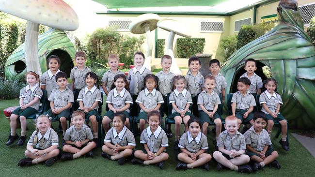 My First Year: A.B. Paterson Prep R: Back row: Clara, Hudson, Thomas, Delilah, Daniil, Layne, Matthew, Owen. Middle row: London, Kalil, Molly, Hannah, Elaine, Skyla, Alexander, Jayden, Cielle. Front row: Zali, William, Sienna, Ava, Adeline, Lincoln, Maksim Picture Glenn Hampson