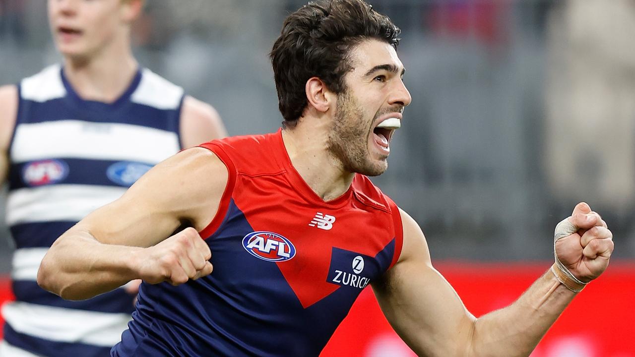 Christian Petracca has joined the competition’s absolute elite. Picture: Getty Images