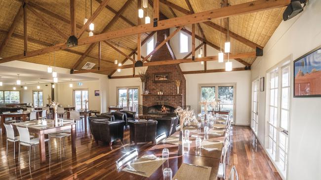 The living and dining areas inside Mungo Lodge. Picture: Destination NSW