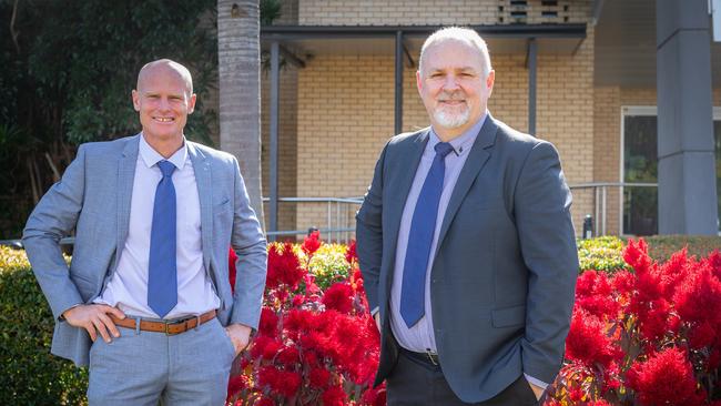 Shane Gray joined Mayor Glen Hartwig (left) four months after the March 2020 elections.