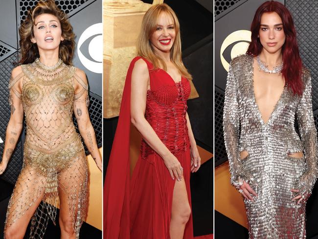 Stars sizzle on Grammys red carpet
