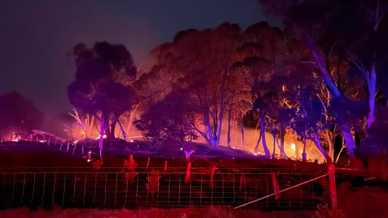 Sebastopol Fire Brigade at the Buangor fire. Picture: Sebastopol Fire Brigade CFA