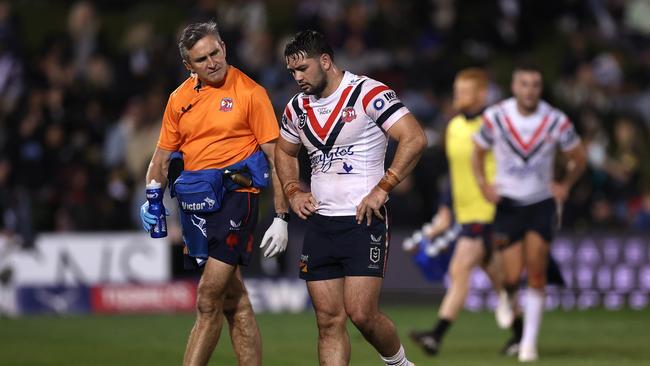 Brandon Smith is struggling to have an impact as he still has the body of a middle forward from his time in Melbourne. Picture: Getty Images.