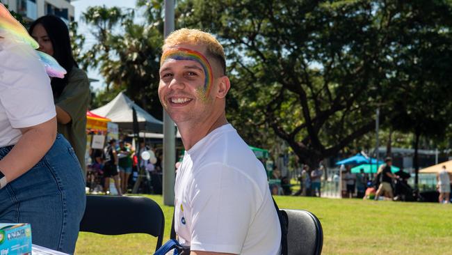 Daniel Yacoel as Territorians celebrating all things in 2024 at the Darwin Waterfront. Picture: Pema Tamang Pakhrin