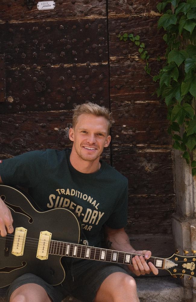 Cody Simpson will be be cheering and singing for the Dolphins in Paris. Picture: Tom Simpson / Supplied.