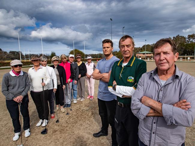 Members of Save District Park collected thousands of signatures to stop the process. Picture: Julian Andrews.