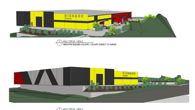 The new showroom is proposed to be built on a block of land wedged between the Bruce Hwy and Kelly Dr, at Glanmire, directly opposite Bunnings.