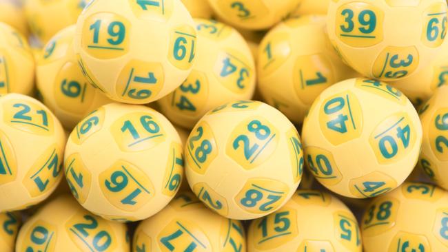 Generic Oz Lotto balls.