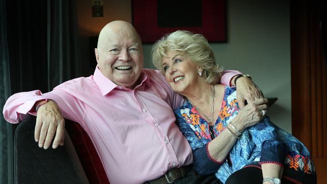 Bert and Patti together on Bert’s 80th birthday. Picture: David Caird