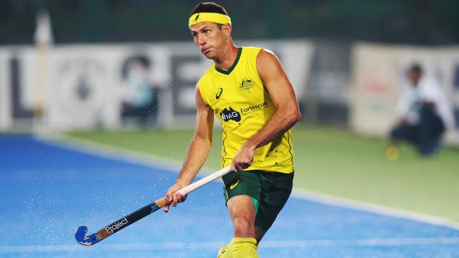 Jamie Dwyer is Australia’s most capped men’s hockey player. Picture: Ian MacNicol/Getty images