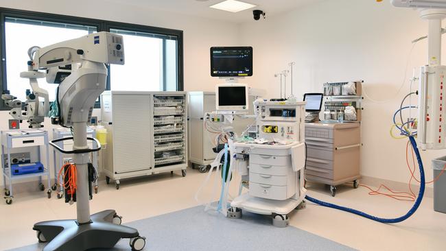 One of the surgical theatre room at the new Royal Adelaide Hospital. Picture: AAP/Morgan Sette