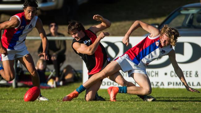 Cove's Scott Grieve (right) continues to impress for the Cobras. Picture: MATT LOXTON