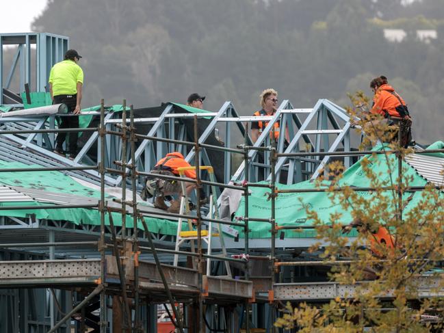 The Block are desperate for tradies to tackle the mud and chill at Gisborne South. Picture: David Geraghty