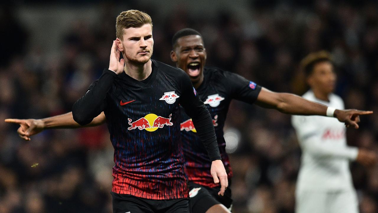 Leipzig's Timo Werner put Spurs to the sword