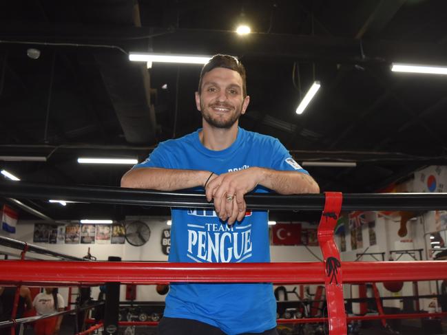 Southern Sydney boxer Michael Pengue is set to take on Ben Hussain on Paul Gallen's undercard. Picture: Sean Teuma