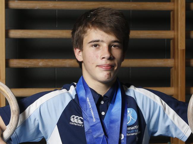 Gymnast Jack Hall who's won various state, nationla and international titles.