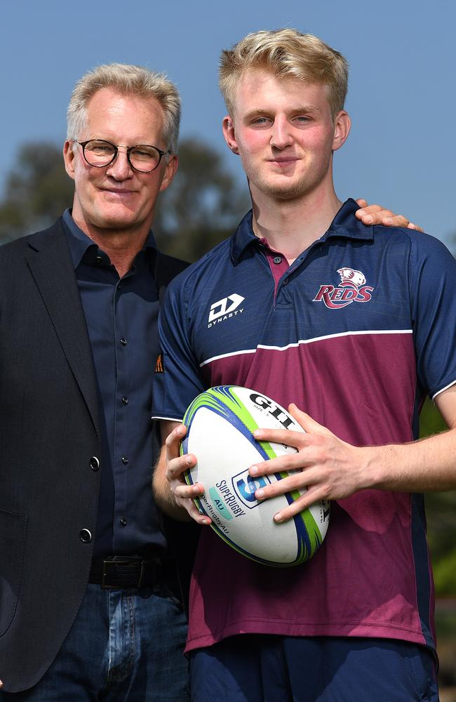 Tom Lynagh has big shoes to fill as the son of Wallaby legend Michael Lynagh.