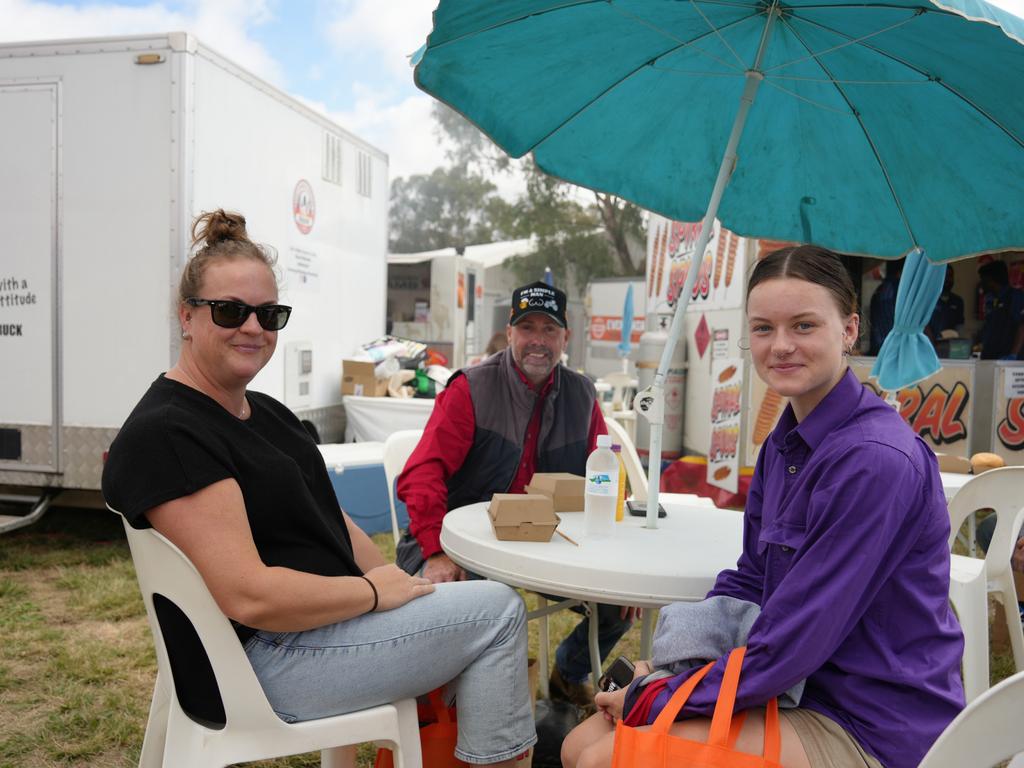 Trent, Julia and Adelaide at Farm Fest 2025