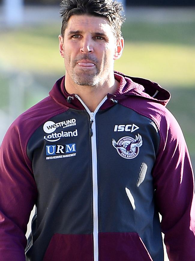 Trent Barrett is still looking for work. (AAP Image/Dan Himbrechts) 