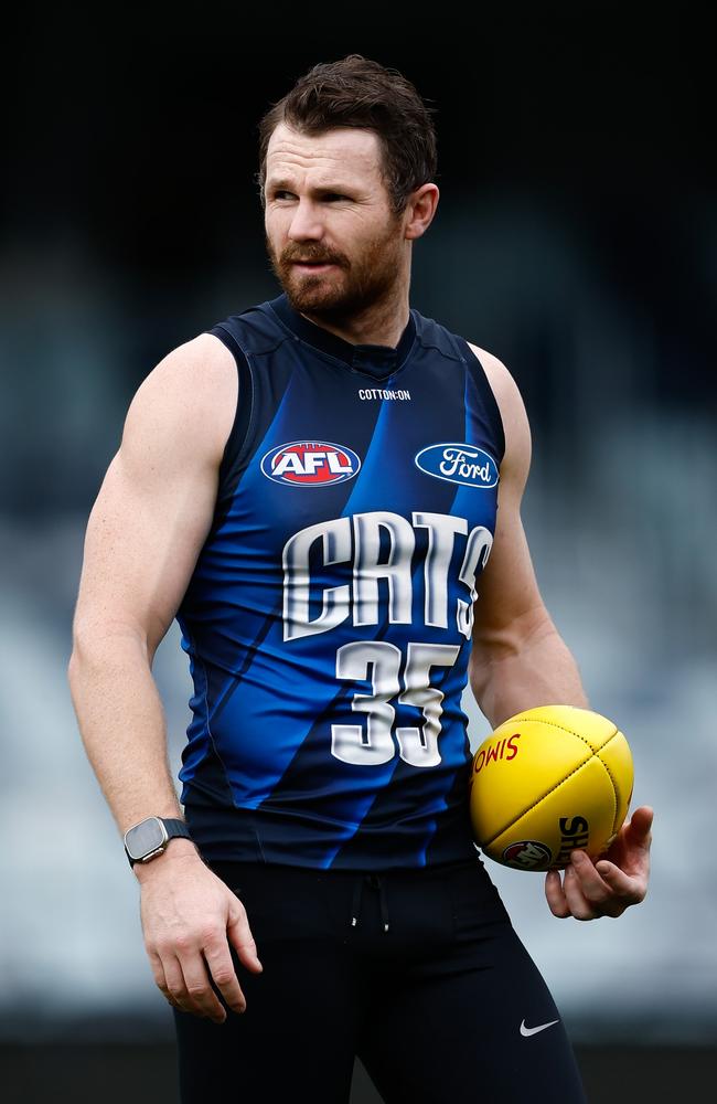 Patrick Dangerfield wants to return against the Western Bulldogs. Picture: Dylan Burns/AFL Photos via Getty Images