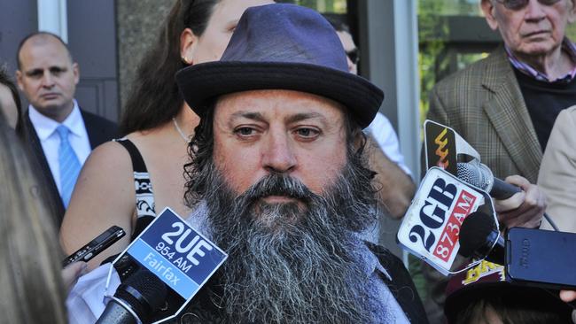 Mick Peet continued to keep his missing daughter, Lateesha Nolan, in the media spotlight in a bid to find her remains. Here he is speaking out the front of NSW Supreme Court when Malcolm Naden was sentenced to life imprisonment on June 14, 2013. It would be another three years before her partial remains were found near the Macquarie River at Dubbo.