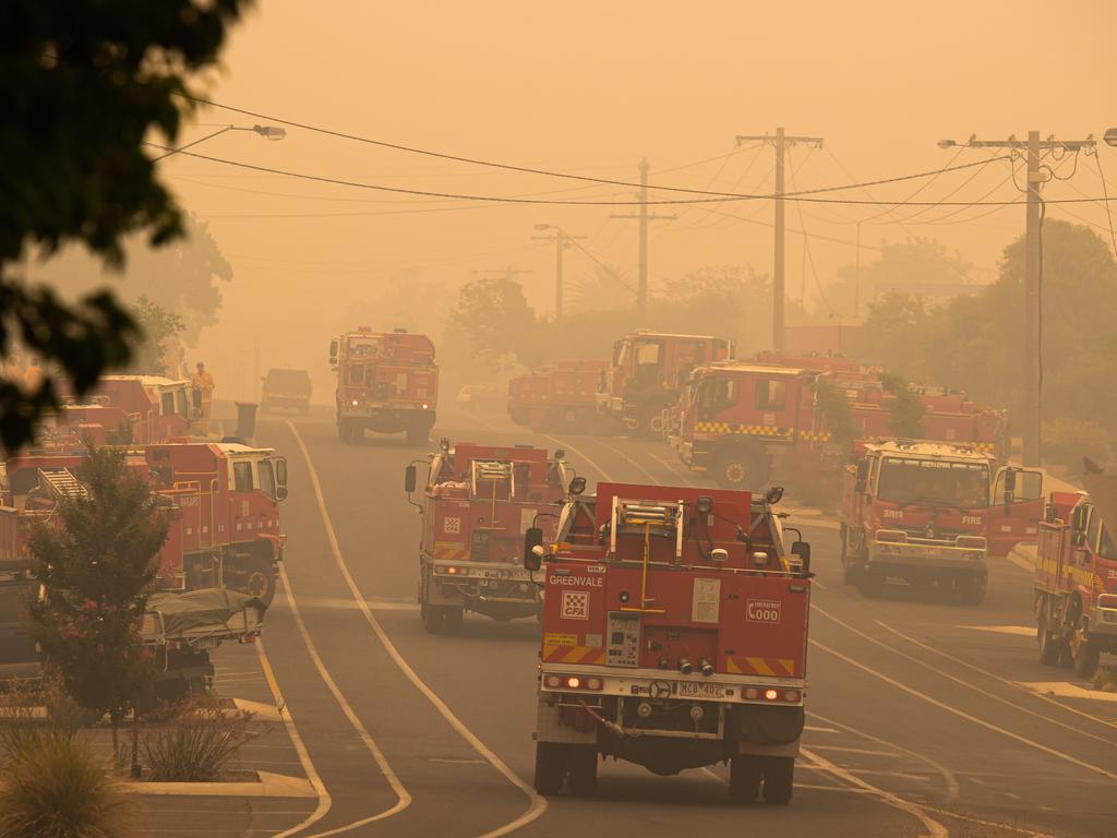 The summer bushfires were catastrophic in Corryong and destroyed much of Scott Burgess’ wholesale nursery business. Picture: Jason Edwards