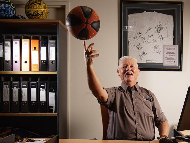 New Basketball NT CEO John Mitchell in his office at MarraraPicture: KERI MEGELUS