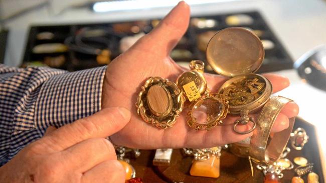 Valuer Richard Macdonald is excited to see what Rockhampton treasures will come forward at the Antiques and Collectables fair this weekend. Picture: Jann Houley