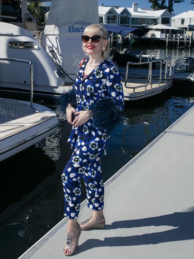 Anastacia at the Sanctuary Cove Boat Show. Picture: Glenn Campbell