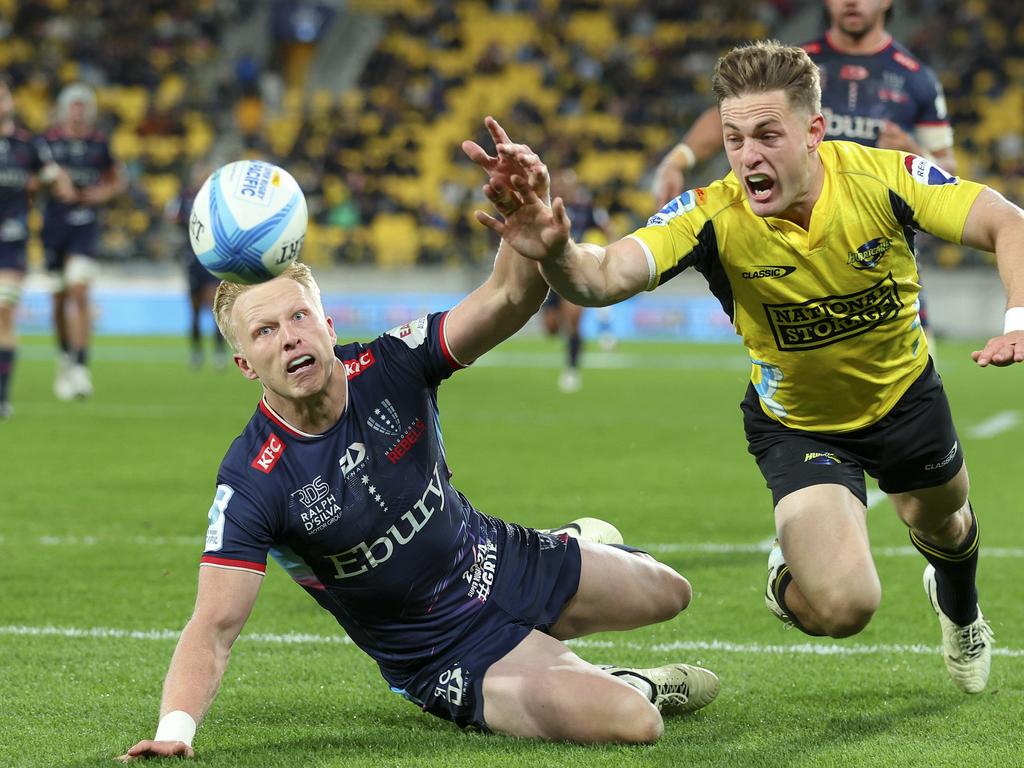 Carter Gordon in action for the Melbourne Rebels. Picture: Hagen Hopkins/Getty Images.