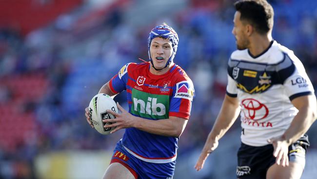 Former Cowboy Kalyn Ponga carved up his old club. Picture: AAP