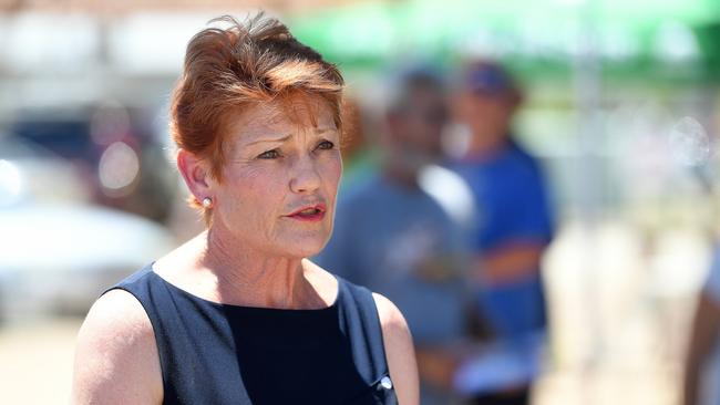 Senator Pauline Hanson has quashed the planned Kimba nuclear waste dump. Picture: Matt Taylor.