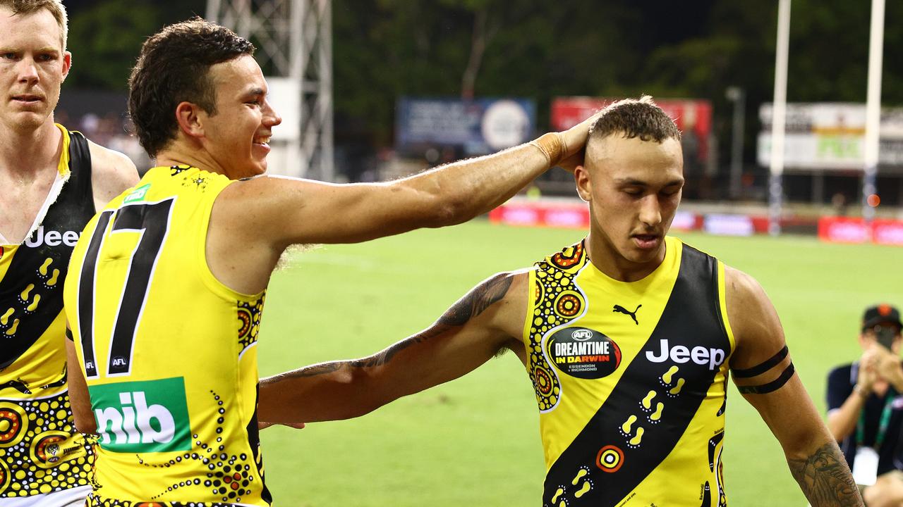 Richmond has backed Daniel Rioli and Shai Bolton’s actions.