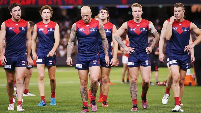 The Dees were a shambles after losing to the Bombers. Picture: Getty Images