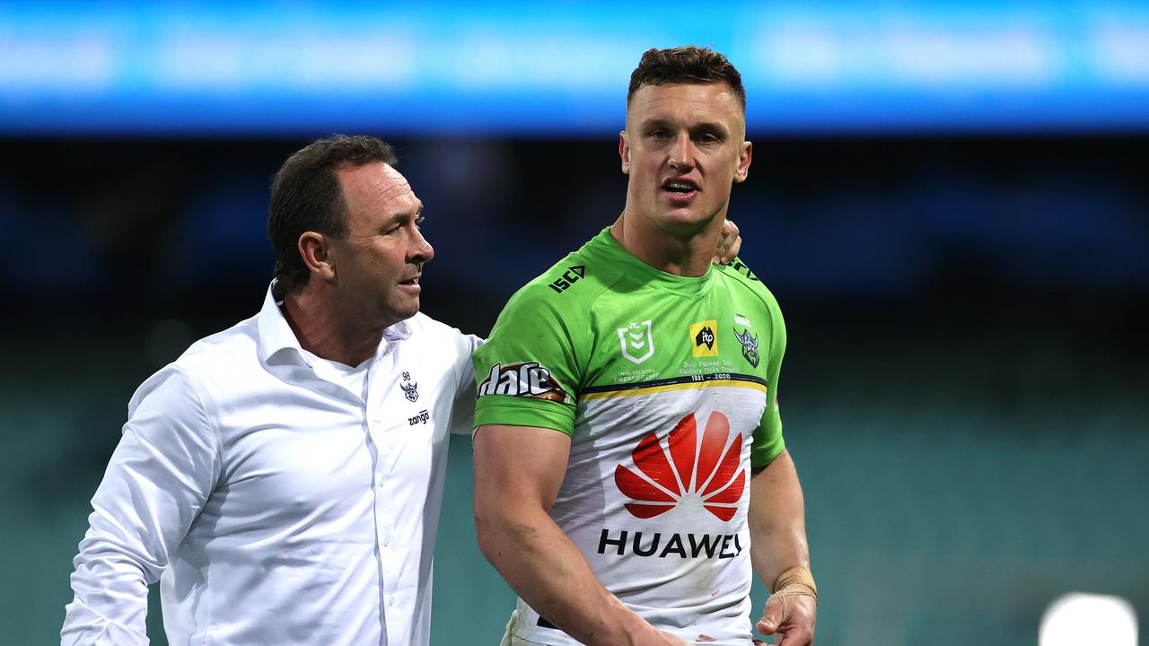 Canberra Raiders coach Ricky Stuart has broken his silence on Jack Wighton’s decision to join the Rabbitohs.