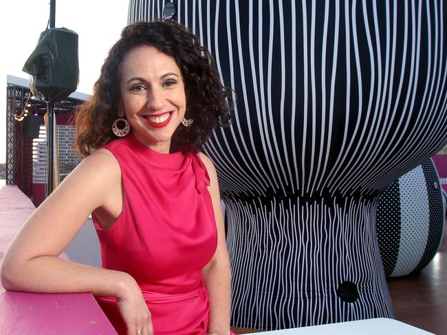 Louise Bezzina, Artistic Director, Brisbane Festival Art Boat, a barge with art installations that will sail the river during Brisbane Festival, Wednesday 1st September 2021 - Photo Steve Pohlner