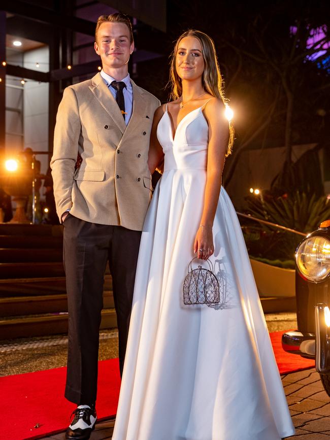 Andre Foessel and Julia Torpie. King's Christian College's 2020 Formal. Photo: Supplied