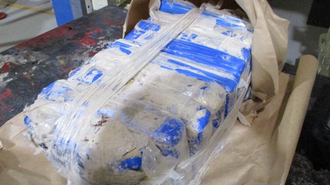 Packages of cocaine found at Hinchinbrook Island. PICTURE: Queensland Police Services