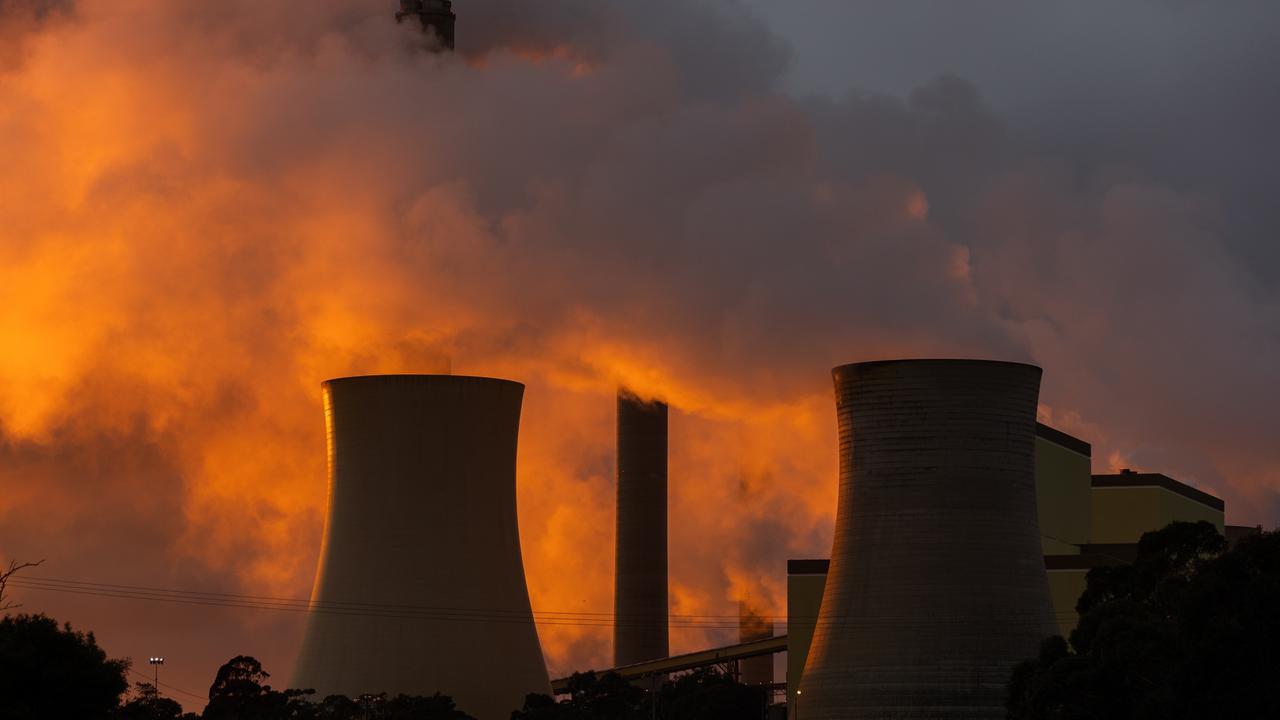 The Loy Yang power plants near Traralgon in Victoria’s Gippsland region. Picture: Asanka Ratnayake