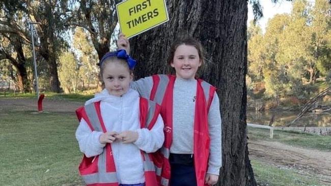 Kids participating at the Dubbo Parkrun event. Picture: Dubbo Parkrun