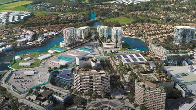 The planned satellite athletes village at Robina for the Brisbane Olympic Games in 2032.