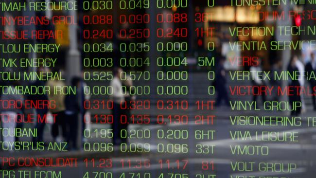 SYDNEY, AUSTRALIA - NewsWire Photos JULY 18, 2024: The Board at the Australian Stock Exchange (ASX) in Sydney.   Picture: NewsWire / John Appleyard