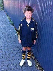 Charlie Stevens, who died after being hit by a car at Goolwa Beach, remembered by Mitcham Hawks Football Club. Picture: Instagram