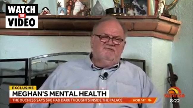 Thomas Markle spills on Meghan and Harry (Sunrise)