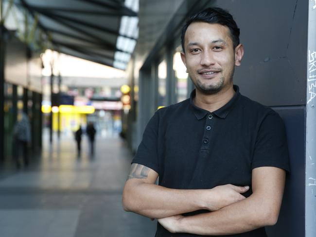 Rockey Basnet, 26, became a chef four months ago and loves it.