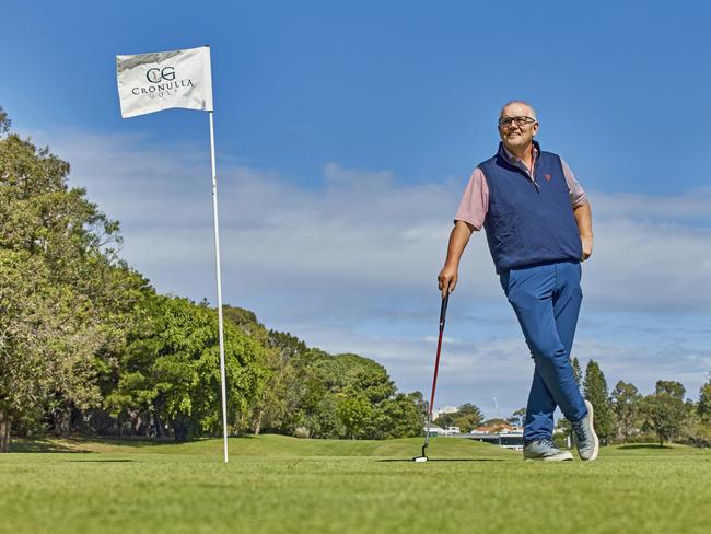 EMBARGO FOR TWAM 27 APRIL 2024. FEE MAY APPLY. Former Australian Prime Minister Scott Morrison, pictured at the Cronulla Golf Club. 10/4/2024 Picture James Horan.