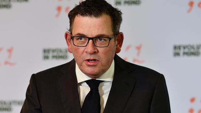 Daniel Andrews says his government will have more to say on a variety of projects in the coming weeks and months. Picture: Nicki Connolly