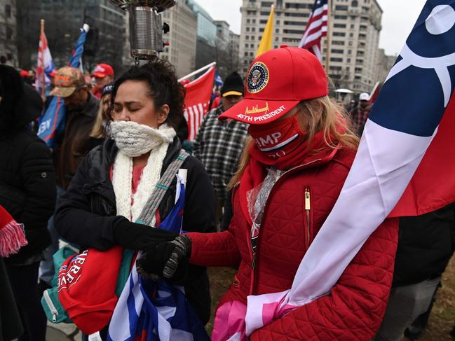 Trump supporters from all corners of the US gathered in Washington, DC. Picture: AFP