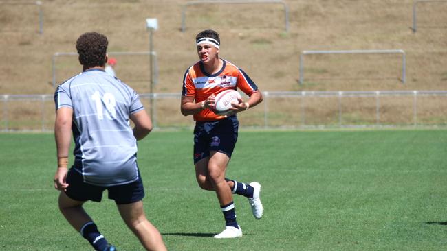Emerging Reds Cup day 1 action between SEQ and Brisbane Grey in the Under 15s.