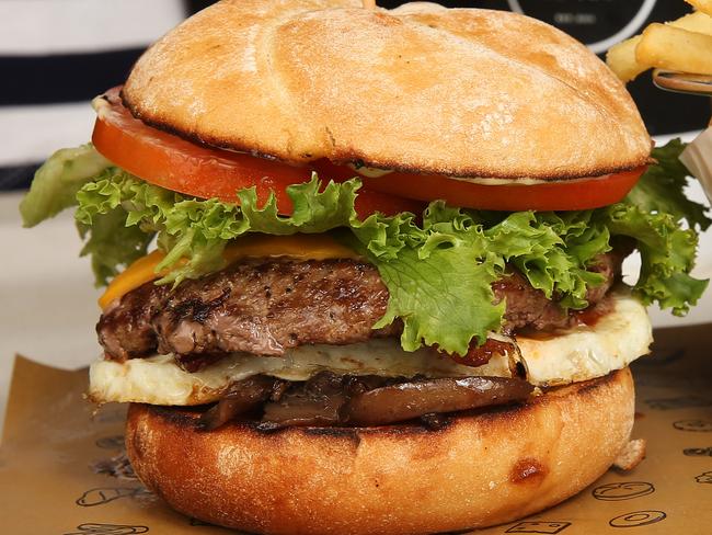 McDonald's Create Your Taste burger.